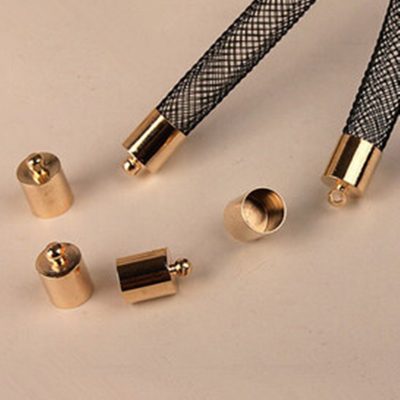 Концевик для шнура 6 мм, золото