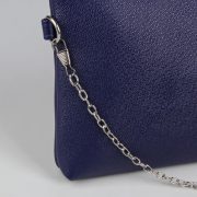 Цепочка для сумки, с карабинами, 5 × 7 мм, 120 см, цвет серебро