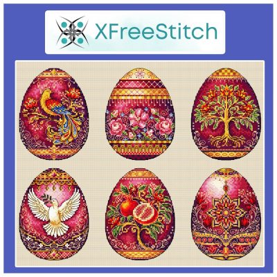Основа под вышивку с перфорацией XFreeStitch «Священный сад»