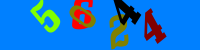Blue Captcha Image