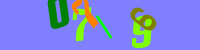 Blue Captcha Image