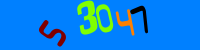 Blue Captcha Image