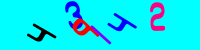 Blue Captcha Image