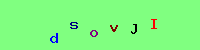 Blue Captcha Image