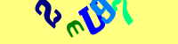 Blue Captcha Image