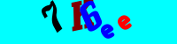 Blue Captcha Image