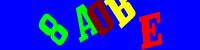 Blue Captcha Image