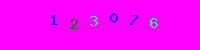 Blue Captcha Image