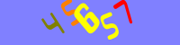 Blue Captcha Image