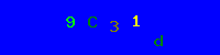 Blue Captcha Image