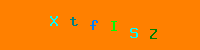 Blue Captcha Image
