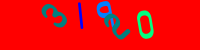 Blue Captcha Image