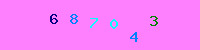 Blue Captcha Image