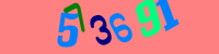 Blue Captcha Image