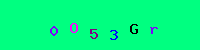Blue Captcha Image