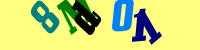 Blue Captcha Image