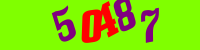 Blue Captcha Image