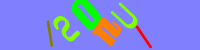 Blue Captcha Image