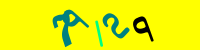 Blue Captcha Image