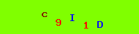 Blue Captcha Image