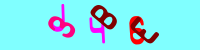 Blue Captcha Image