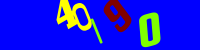 Blue Captcha Image