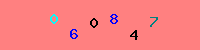Blue Captcha Image