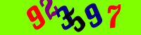 Blue Captcha Image