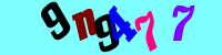 Blue Captcha Image