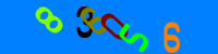 Blue Captcha Image