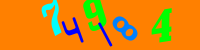 Blue Captcha Image