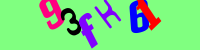 Blue Captcha Image
