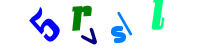 Blue Captcha Image