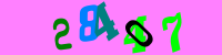 Blue Captcha Image