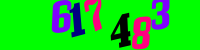 Blue Captcha Image