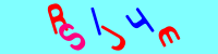 Blue Captcha Image