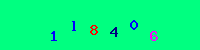 Blue Captcha Image