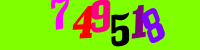 Blue Captcha Image
