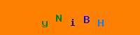 Blue Captcha Image