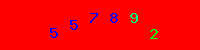 Blue Captcha Image