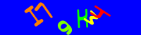 Blue Captcha Image