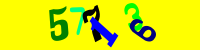 Blue Captcha Image
