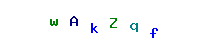 Blue Captcha Image
