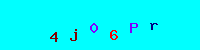 Blue Captcha Image