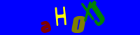 Blue Captcha Image
