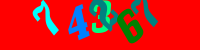 Blue Captcha Image