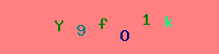Blue Captcha Image