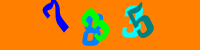 Blue Captcha Image