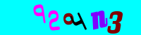 Blue Captcha Image