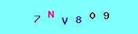 Blue Captcha Image